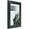 WallsThatSpeak Black Picture Frame with Easel and Glass